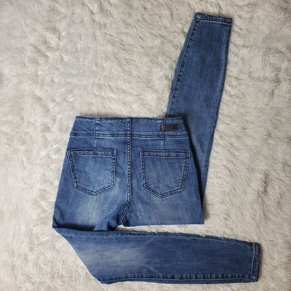 Anthropologie Pilcro Skinny Darted Jeans 25 / 0 - Picture 4 of 11